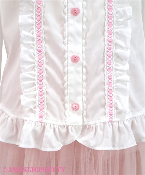 A la carte Ribbon Blouse - Pink