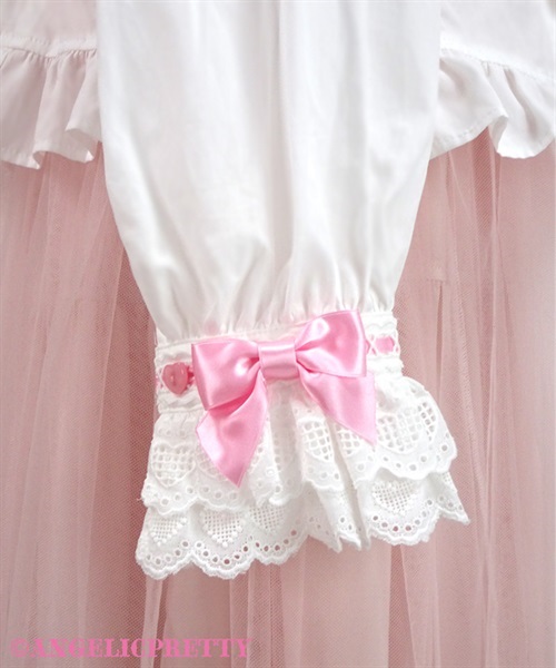 A la carte Ribbon Blouse - Pink