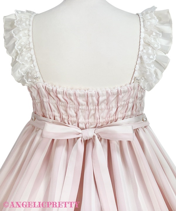 Airy Heart Jumperskirt - Sax - Click Image to Close