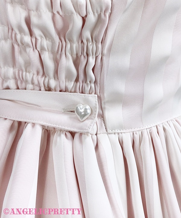 Airy Heart Jumperskirt - Sax - Click Image to Close