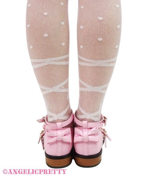 Airy Toe Shoes Over Knee - Pink x Black - Click Image to Close