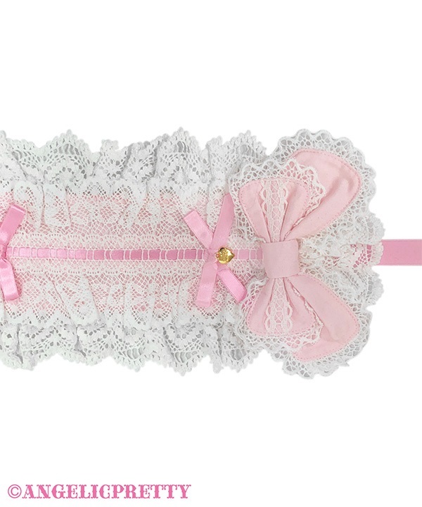 Akogare Ladder Lace Headdress - Pink