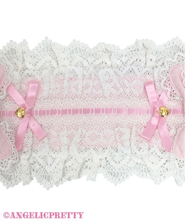 Akogare Ladder Lace Headdress - Pink