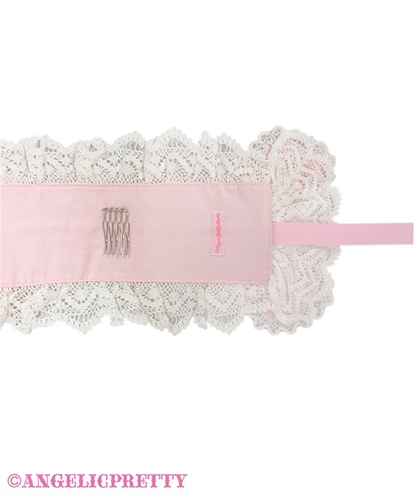 Akogare Ladder Lace Headdress - Pink