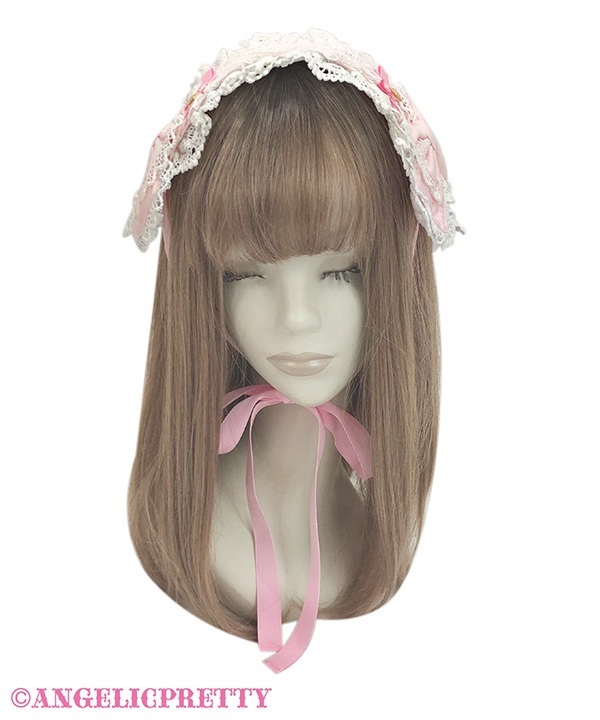 Akogare Ladder Lace Headdress - Pink