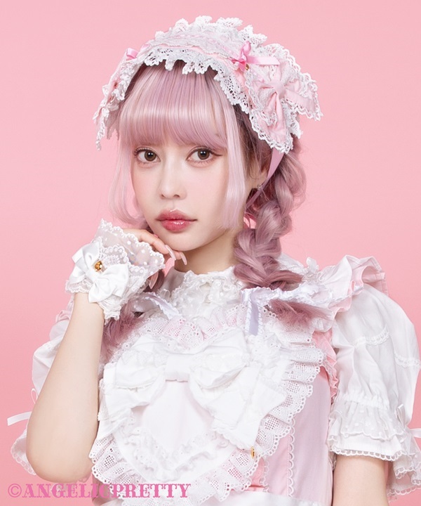 Akogare Ladder Lace Headdress - Pink