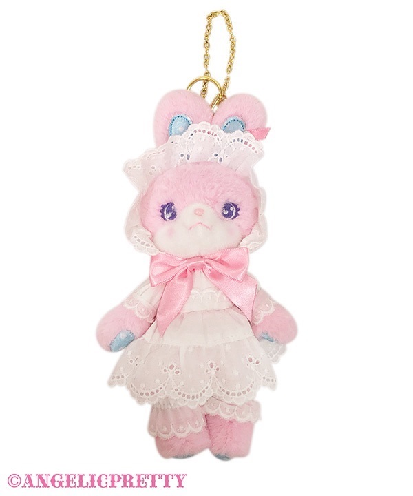 Baby Lyrical Bunny Plush Charm - Pink