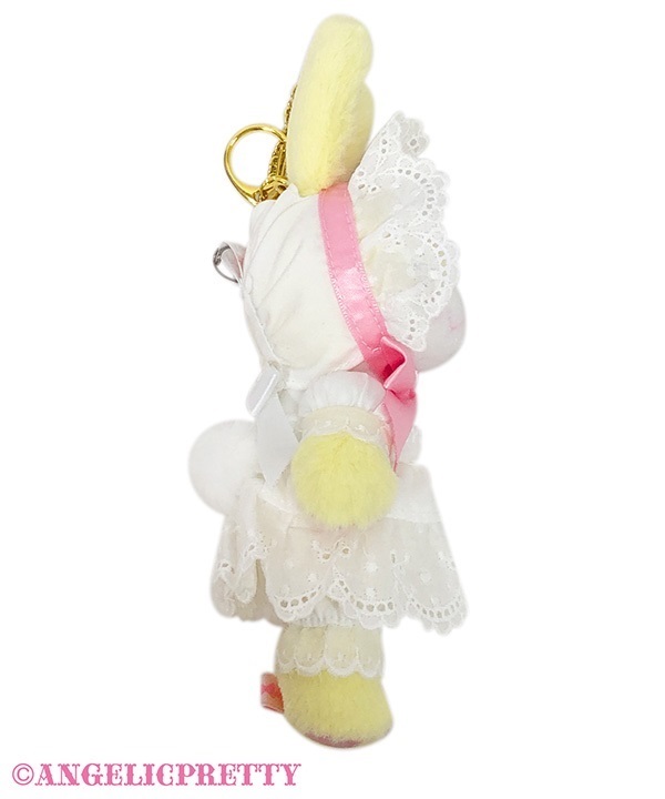 Baby Lyrical Bunny Plush Charm - White
