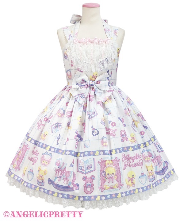 Baby Toys Jumperskirt - White