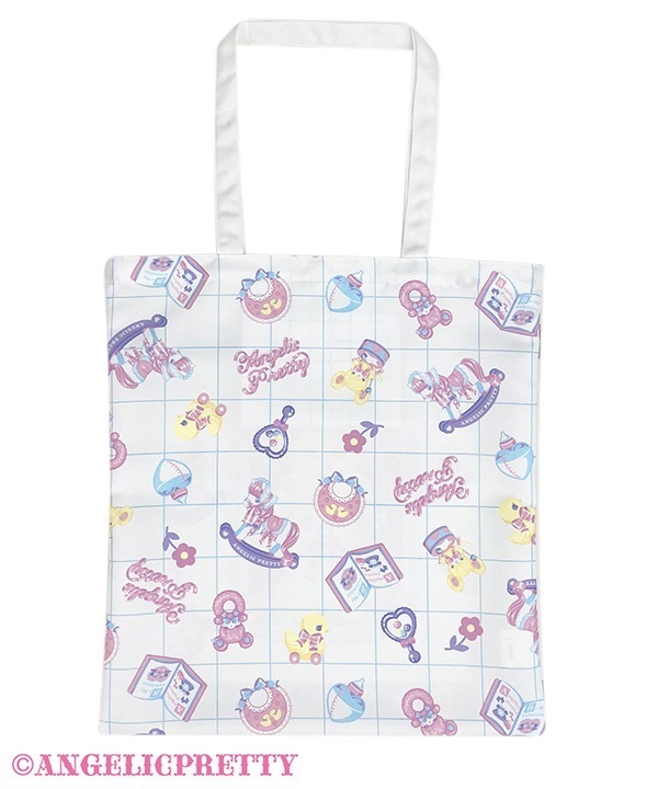 Baby Toys Tote Bag - White [252BG09-180303-wh] - $45.00 : Angelic