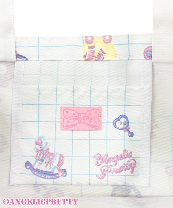 Baby Toys Tote Bag - White [252BG09-180303-wh] - $45.00 : Angelic