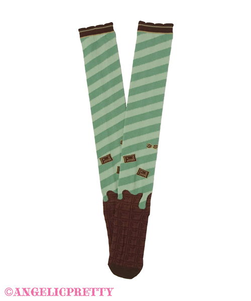 Bears Chocolaterie Over Knee - Mint