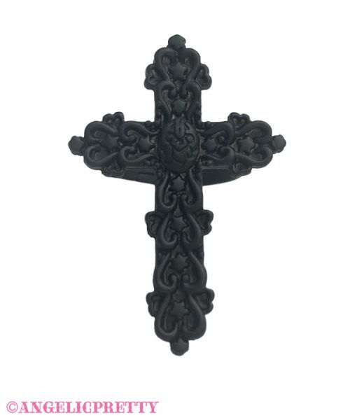 Brilliant Cross Ring - Black