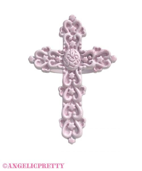 Brilliant Cross Ring - Pink