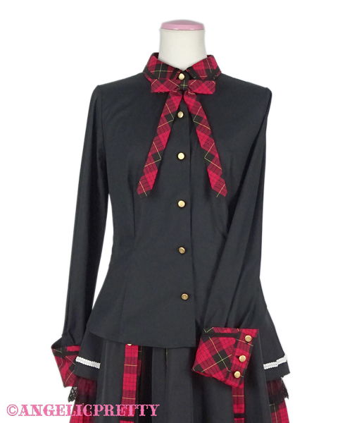 Bunny College Academy Blouse - Black