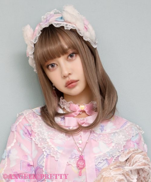 Bunny Mirror Necklace - Pink