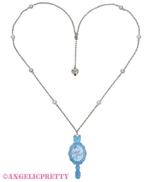 Bunny Mirror Necklace - Sax