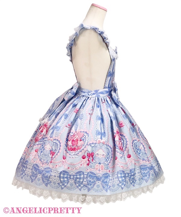 Bunny Ribbon Parfaiteria Apron Skirt - Pink [262PS06-010160-pk