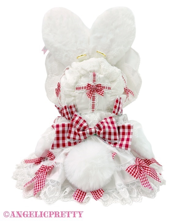 A*中様 Bunny Ribbon Parfaiteriaリリカルバニーリュック Bunny Ribbon Parfaiteria Lyrical Bunny Backpack - White x White