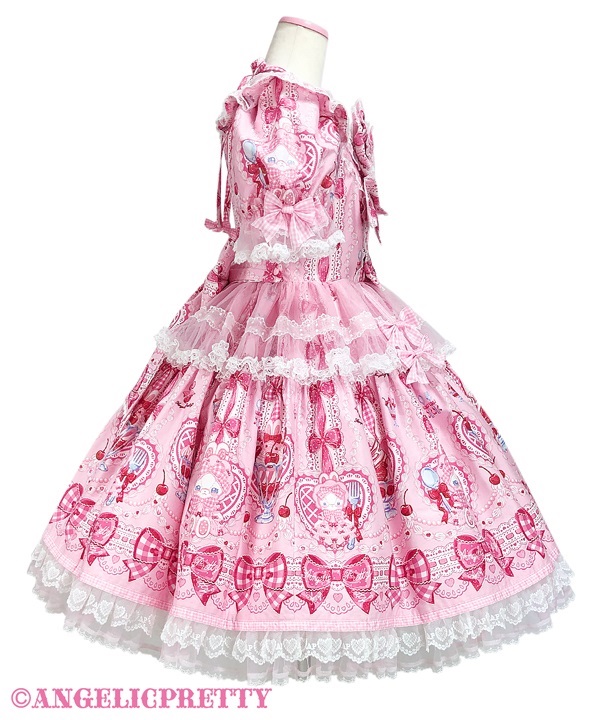 Bunny Ribbon Parfaiteria Dress Set - Sax [262PST06-210546-sx