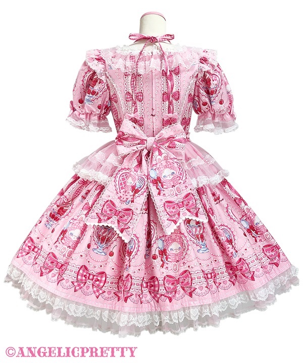 Bunny Ribbon Parfaiteria Dress Set - Sax [262PST06-210546-sx