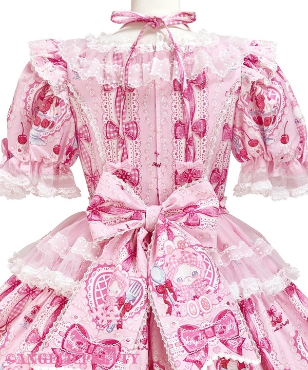Bunny Ribbon Parfaiteria Dress Set - Sax [262PST06-210546-sx