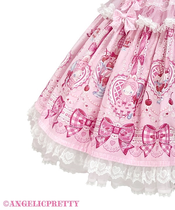 Bunny Ribbon Parfaiteria Dress Set - Sax [262PST06-210546-sx