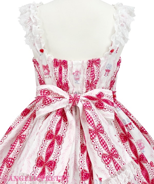 Bunny Ribbon Parfaiteria Jumperskirt - Pink [262PJ06-020724-pk