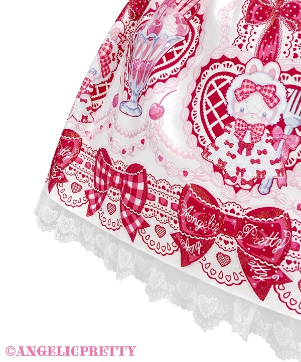Bunny Ribbon Parfaiteria Jumperskirt - Pink [262PJ06-020724-pk