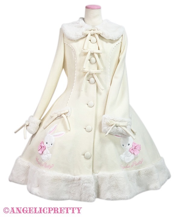 Bunny Toy Coat - White