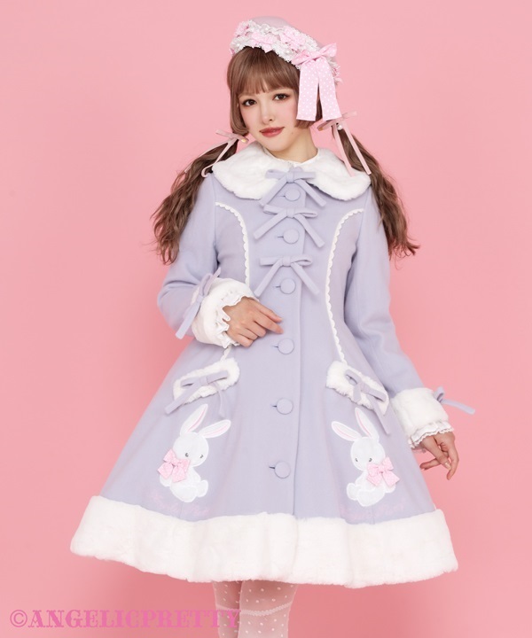 Bunny Toy Coat - White [252C09-050130-wh] - $544.00 : Angelic