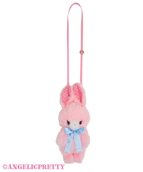 Bunny Toy Doll Pouch - Pink