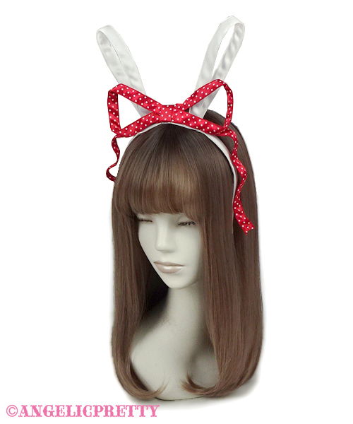 Bunny Toy Headbow - Yellow x Lavender