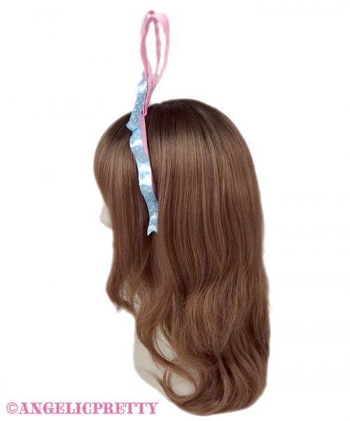 Bunny Toy Headbow - Yellow x Lavender