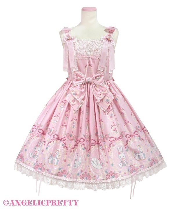 Buttercream Cake Jumperskirt - Pink