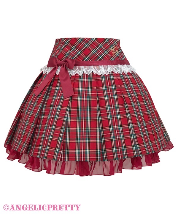 Campus Skirt - Red