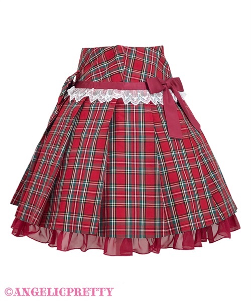 Campus Skirt - Red - Click Image to Close