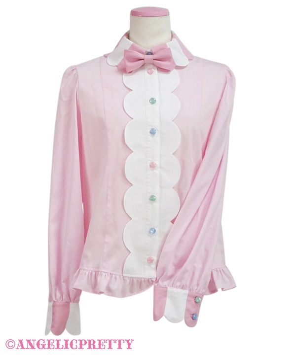 Candy Ornament Blouse - Pink
