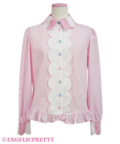 Candy Ornament Blouse - Pink