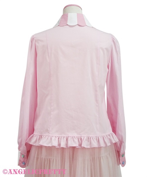 Candy Ornament Blouse - Pink - Click Image to Close