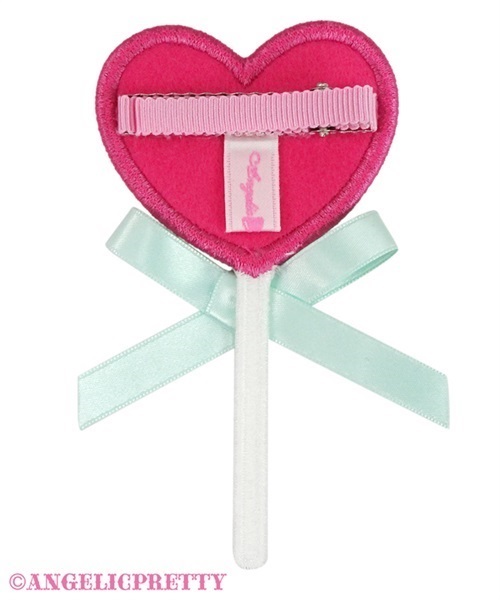 Candy Ornament Patch Clip - Pink - Click Image to Close