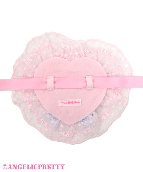 Candy Petit Heart Canotier - White