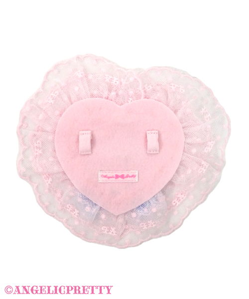 Candy Petit Heart Canotier - White