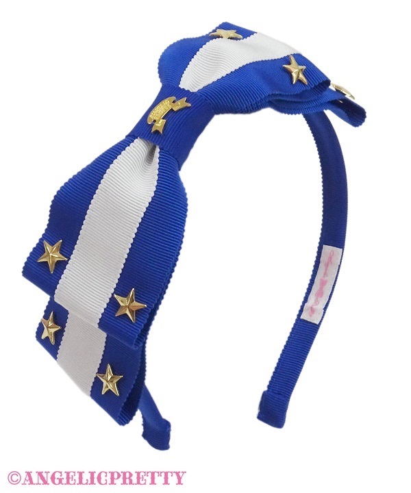 Carnival Little Star Headbow - Navy