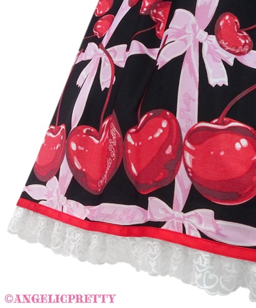 Charming Cherry One Piece - Black [232PO05-030579-bk] - $330.00