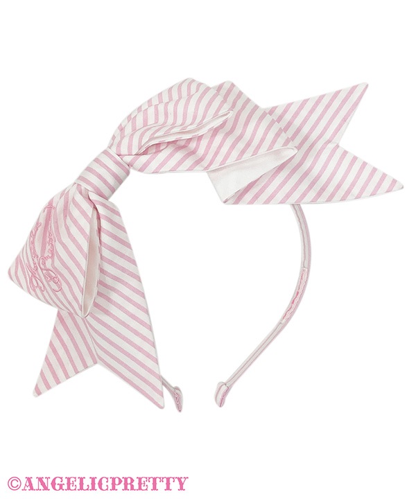 Angelic Pretty　ドレスアップRibbonミニHat　ピンク Dress Up Ribbon Mini Hat by Angelic Pretty