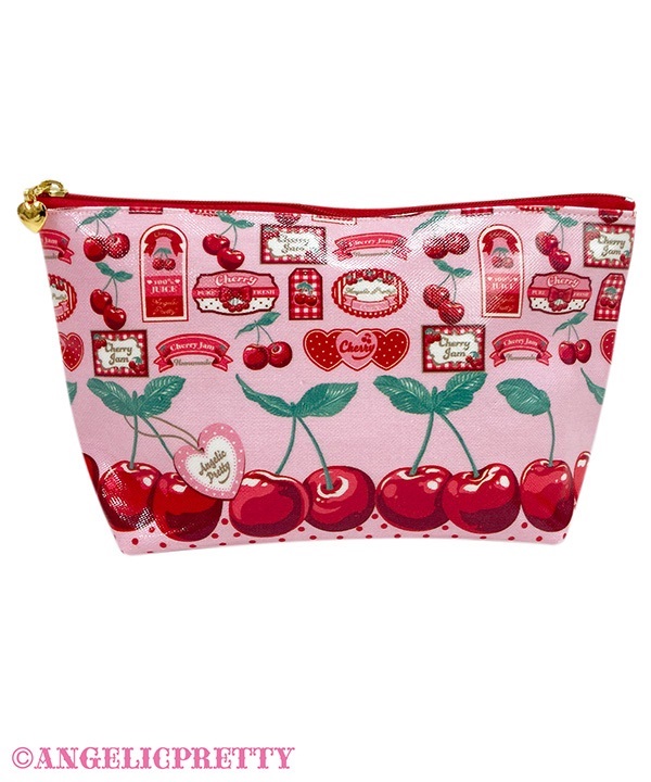 Cherry Jam Label Bag - Pink