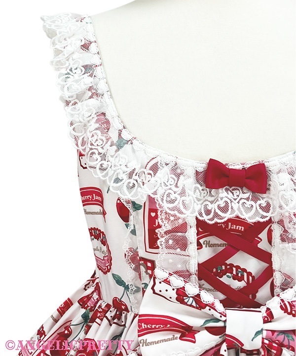 Cherry Jam Label Jumperskirt - Pink [252PJ05-020672-pk
