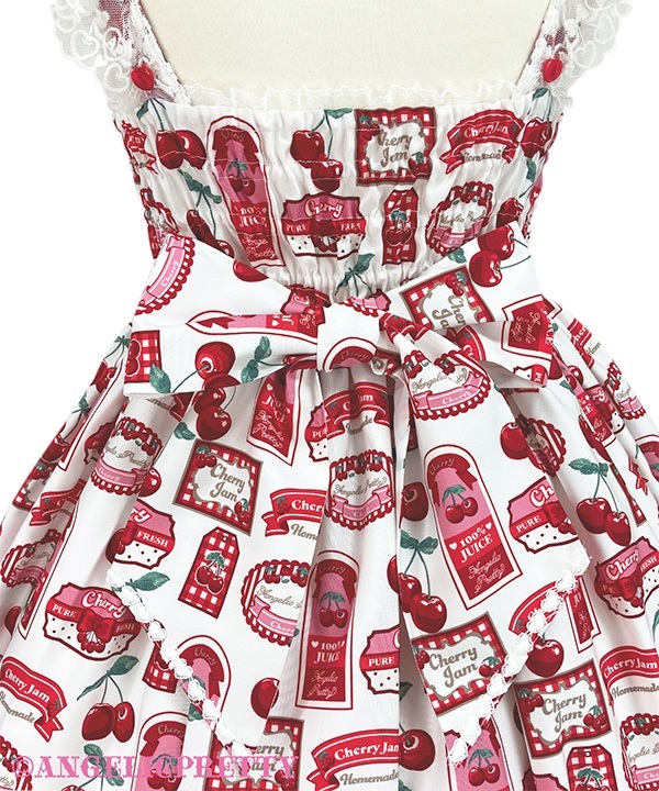 Angelic Pretty Cherry Jam Label JSK ピンク