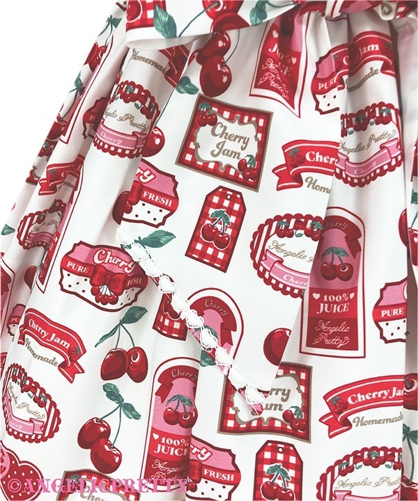 Cherry Jam Label Jumperskirt - Pink [252PJ05-020672-pk